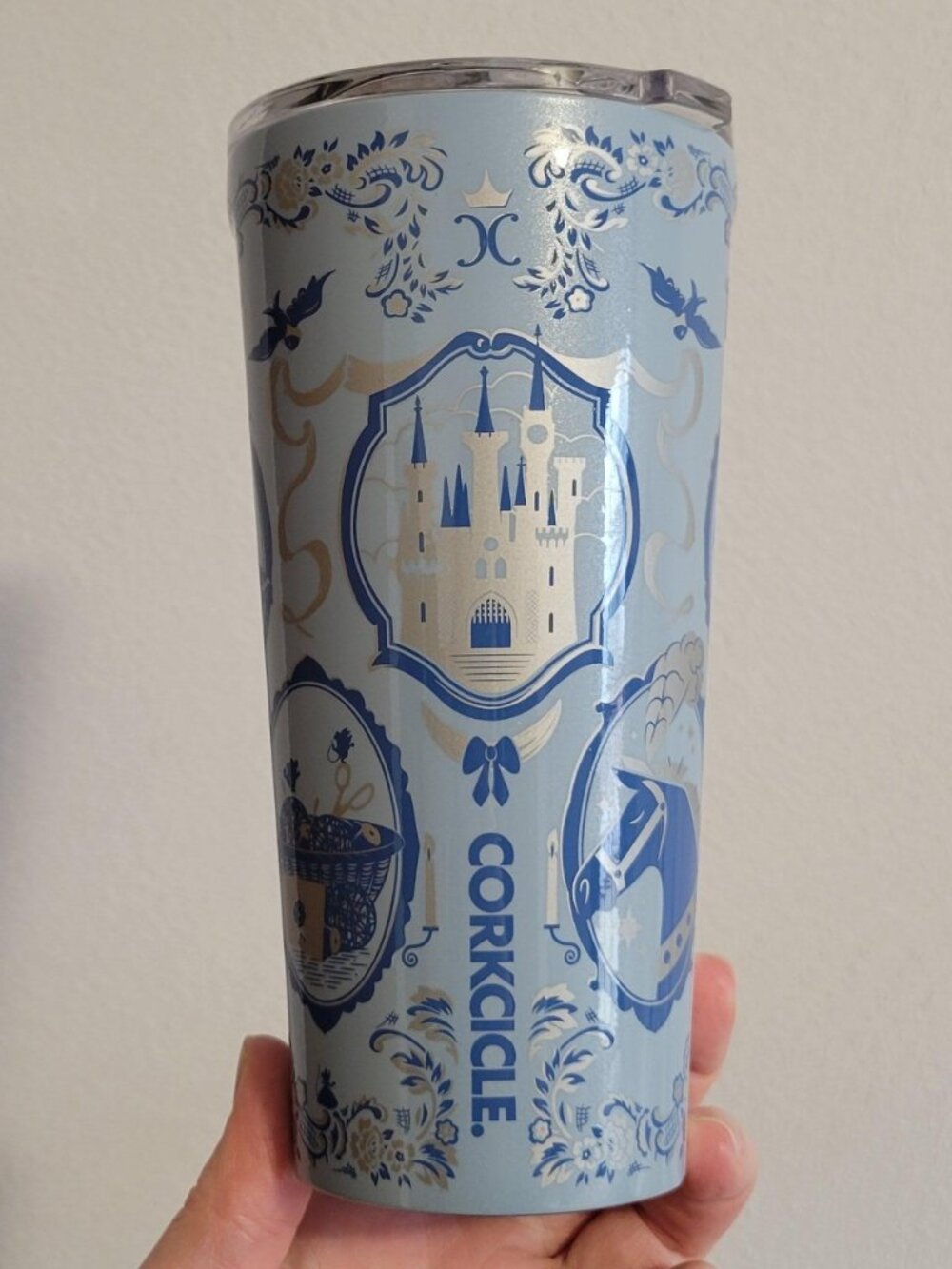 NWT Corkcicle Cinderella Tumbler